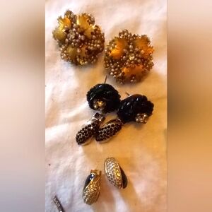 LOT of 4 pr Vintage HOLT Renfrew  Earrings